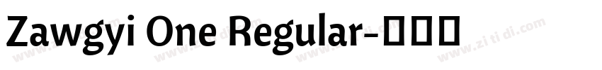 Zawgyi One Regular字体转换 Zawgyi One Regular字体转换